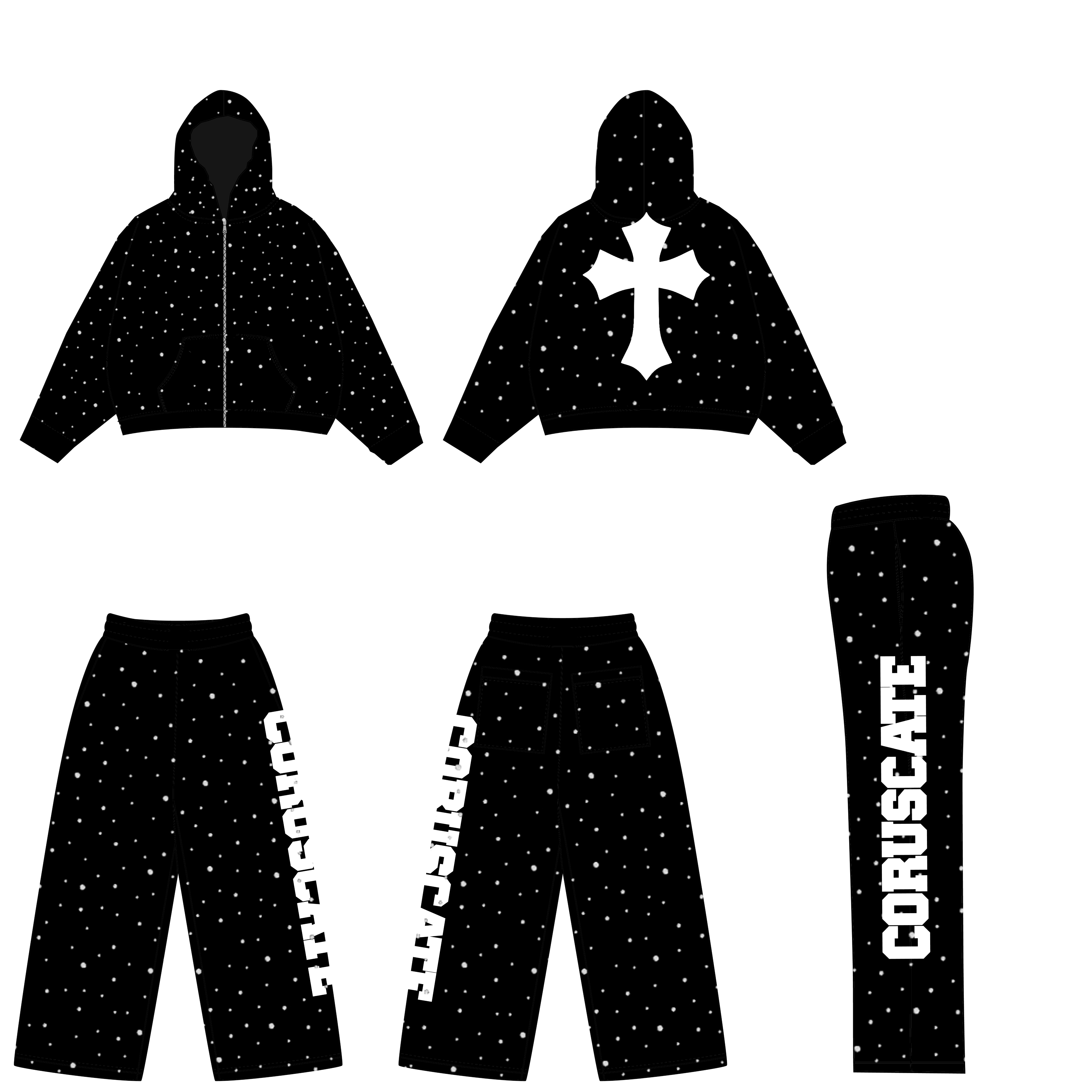 Black Coruscate HOODIE ONLY